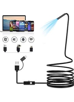ماركة غير محددة كاميرا فحص المنظار 3 في 1 مدمجة بـ 6 مصابيح LED IP67 مقاومة للماء بمنفذ USB من النوع C للهواتف الذكية/الكمبيوتر الشخصي التي تعمل بنظام Android  - Image 4