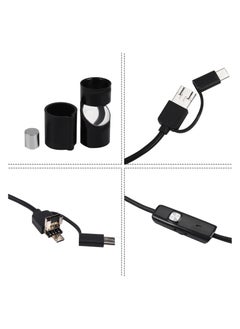 ماركة غير محددة كاميرا فحص المنظار 3 في 1 مدمجة بـ 6 مصابيح LED IP67 مقاومة للماء بمنفذ USB من النوع C للهواتف الذكية/الكمبيوتر الشخصي التي تعمل بنظام Android  - Image 5
