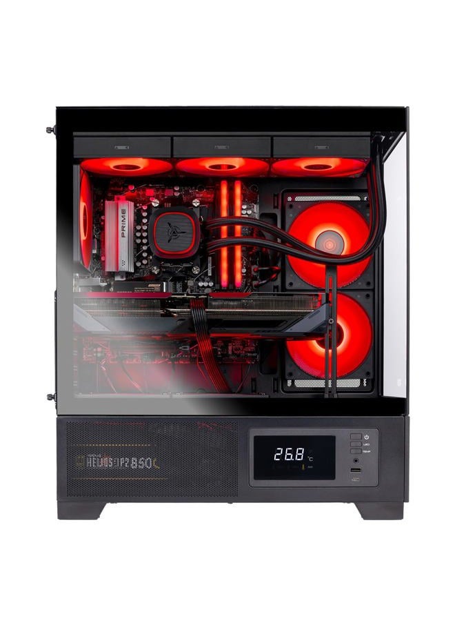 Skytech Gaming Azure 3 Plus Desktop PC, Intel Ultra 7 265K 3.9 GHz(5.4 GHz), NVIDIA RTX 5070 Ti 16GB, 2TB Gen4 NVMe SSD, 32GB DDR5 RAM 5200 RGB, 850W Gold ATX 3 PSU, 360mm ARGB AIO, Wi-Fi, Win 11 Black - Image 2