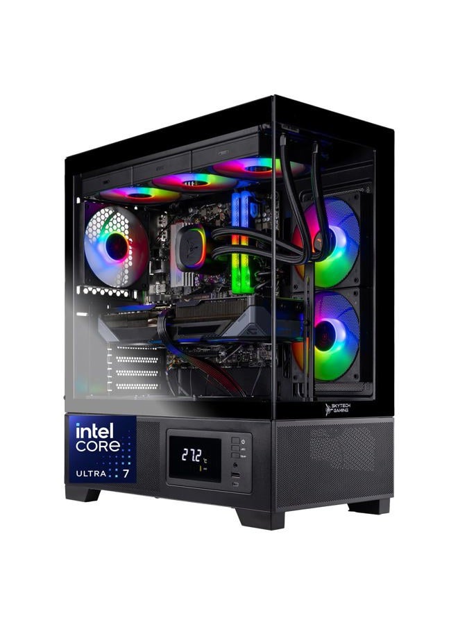 Azure 3 Plus Desktop PC, Intel Ultra 7 265K 3.9 GHz(5.4 GHz), NVIDIA RTX 507
