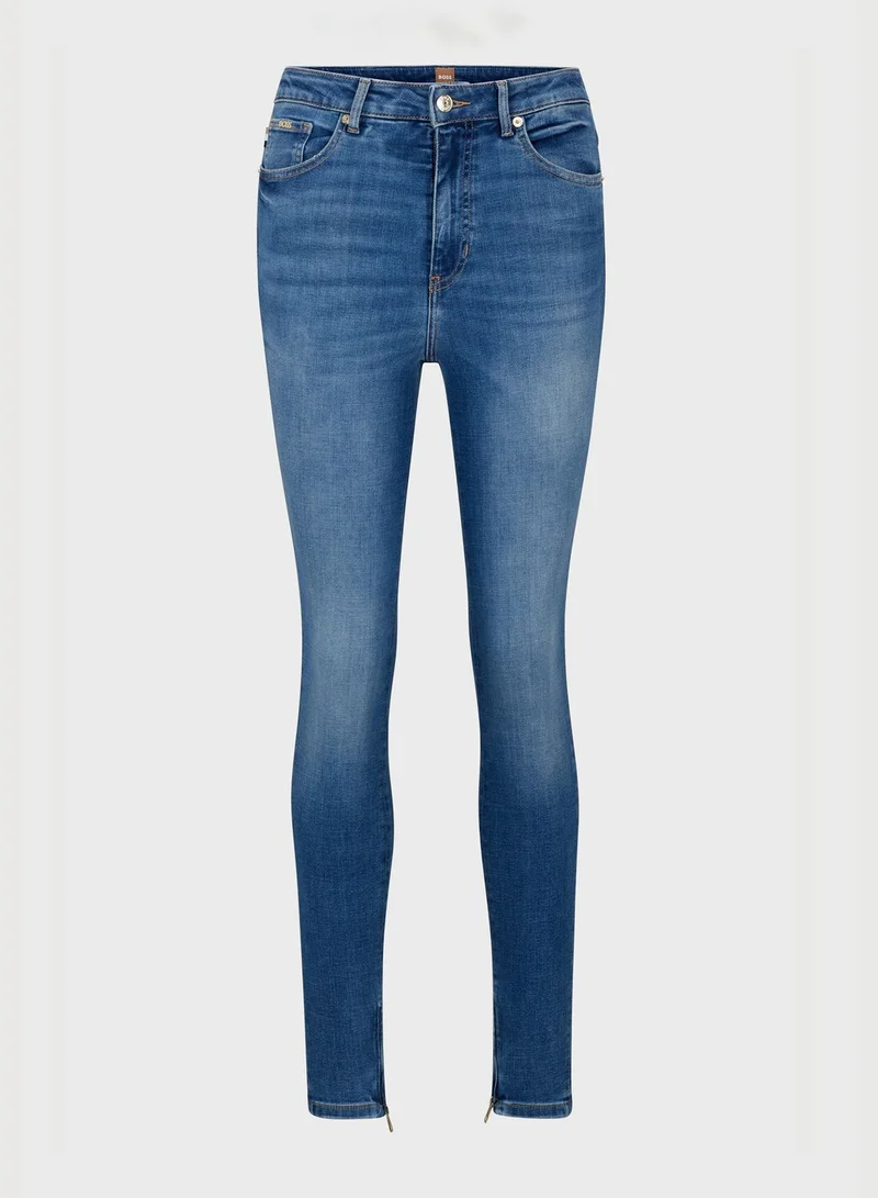 BOSS High Waist Skinny Jeans