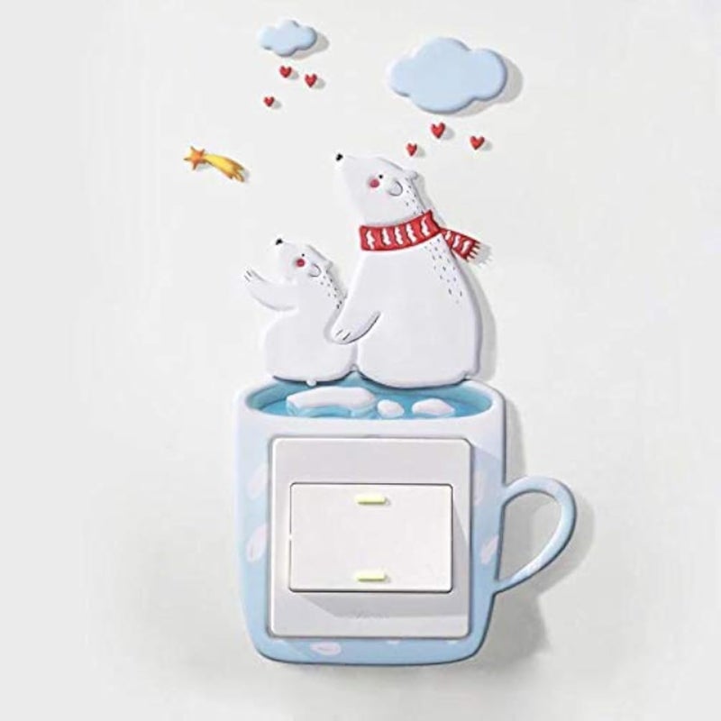 3D Wall Sticker Decoration for the Doorbell or the Switch Light-K24