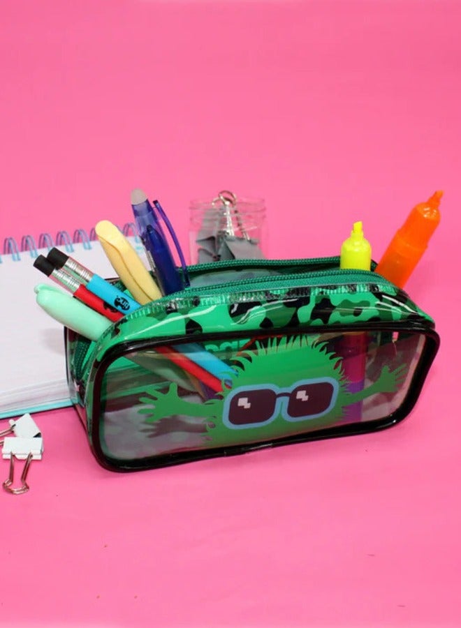Tinc Green Monster Pencil Case Fun - Image 2
