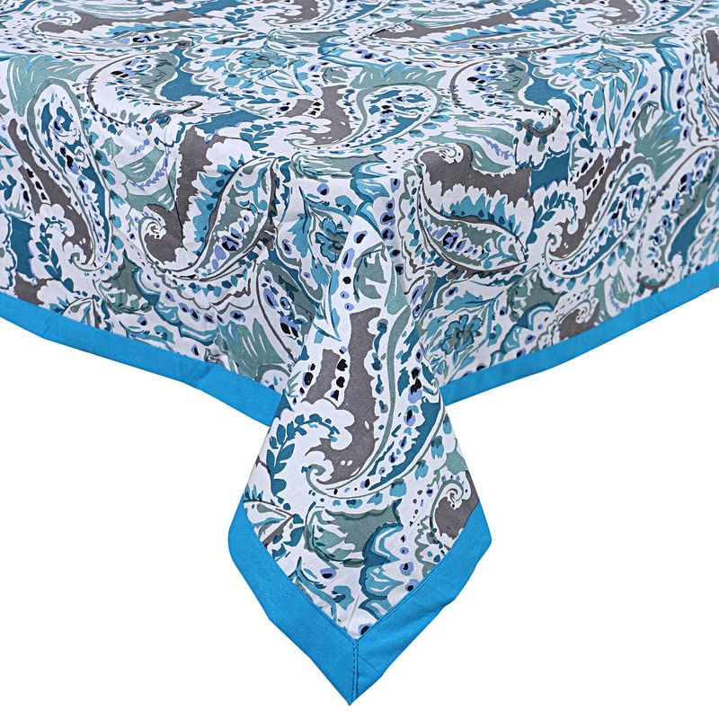 Texstylers Pure Cotton Jaipuri Print 40x60 Inches 4 Seater Dining Table Cloth Cover Rectangular 2