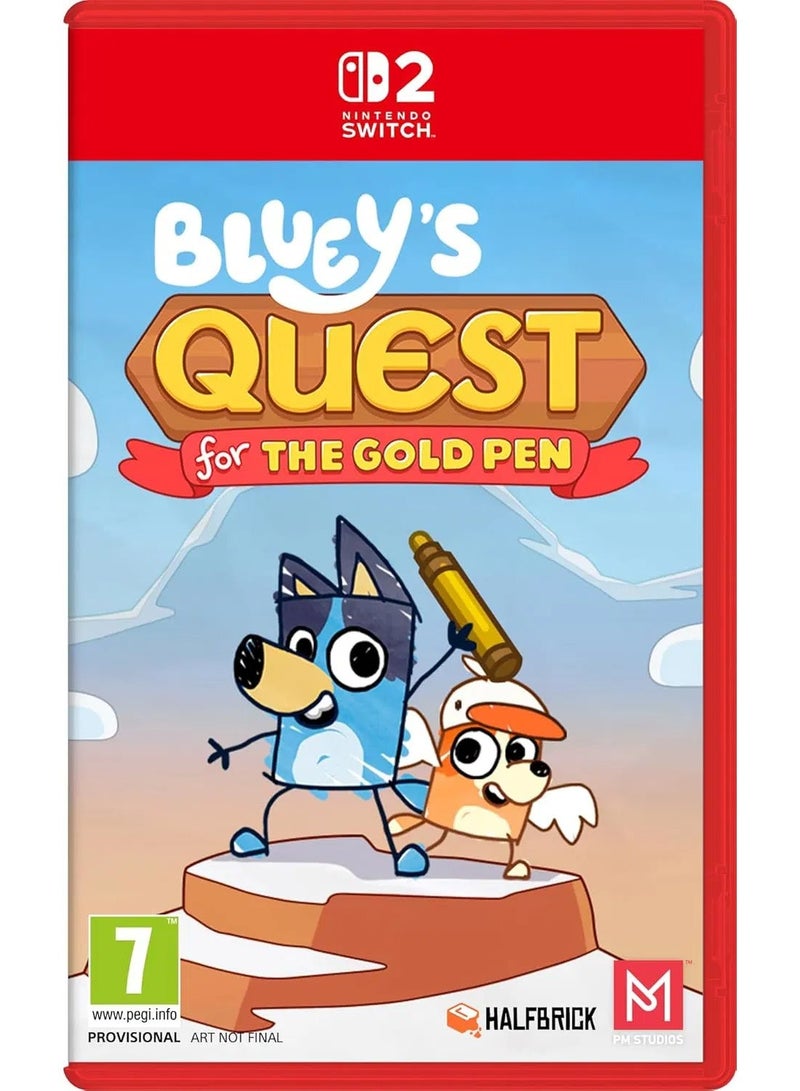 بي أن ستوديوز Bluey's Quest for the Gold Pen - Nintendo Switch 2 - nintendo_switch - Image 1