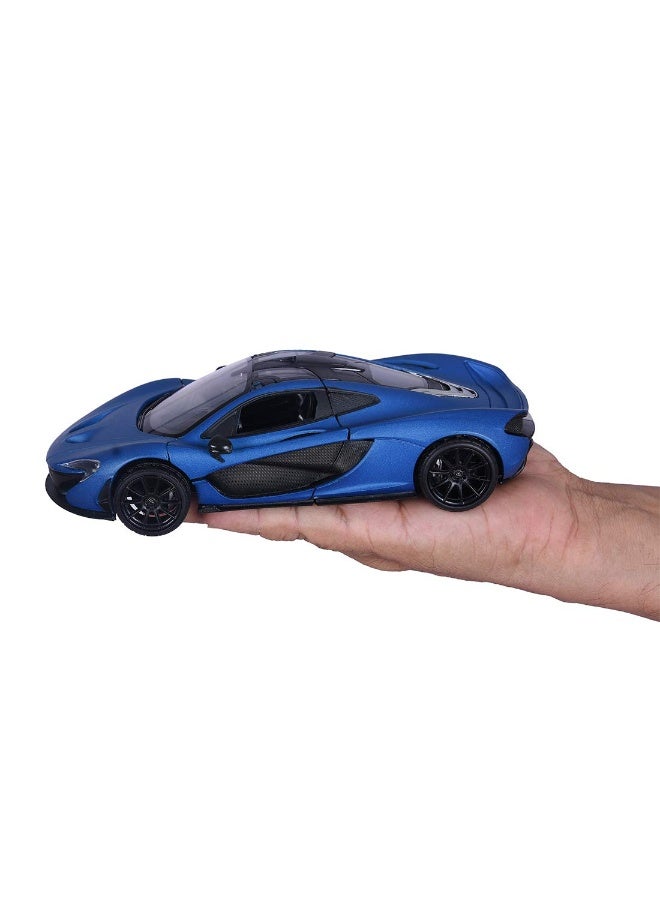 Motormax 1:24 Scale McLaren P1 Die-Cast Model Car – Blue, Collectible Supercar Toy Vehicle - Image 4