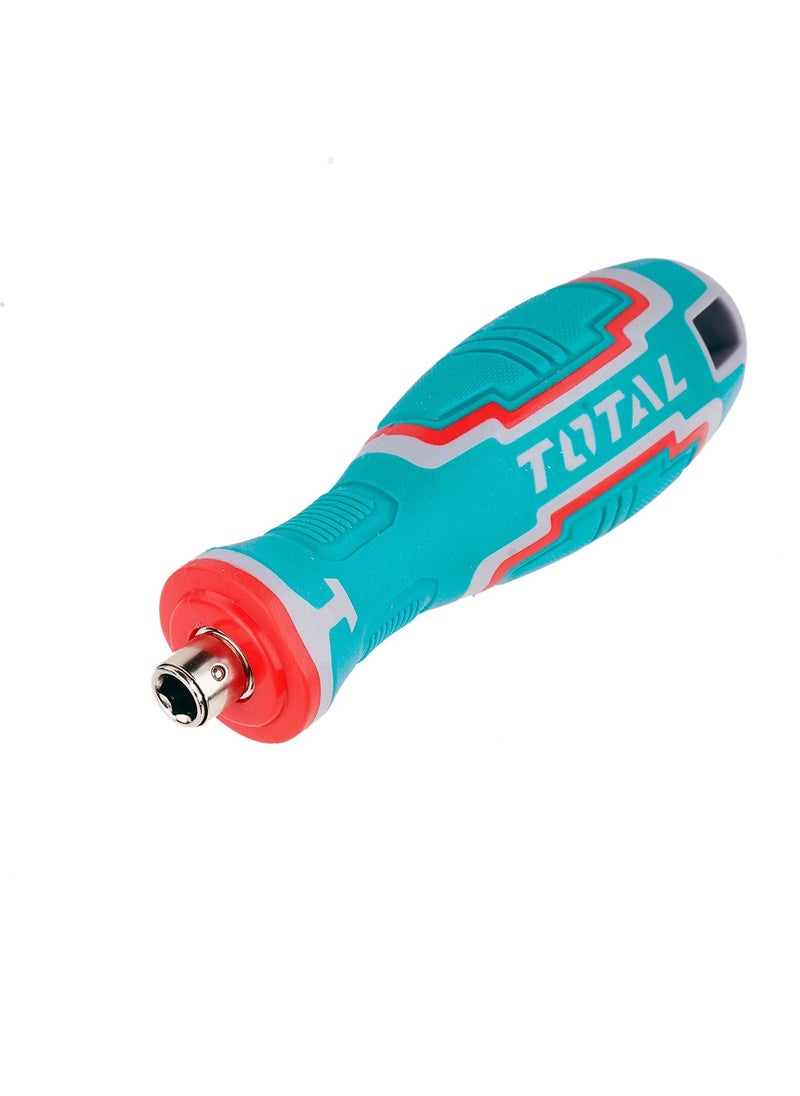 TOTAL - TOTAL 2 In 1 screwdriver set | Reversible Shank with SL6 (Slotted/Flathead) & PH2 (Phillips) - Image 1