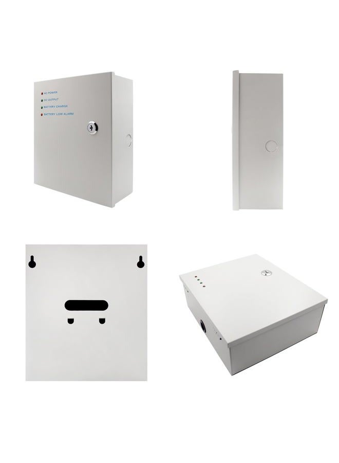 NCLTHS وحدة تحكم إمداد الطاقة AC 110-240V إلى DC 12V 5A في صندوق معدني مزود بوحدة إمداد طاقة UPS منظمة مع رابط بطارية احتياطية لنظام دخول الوصول (البطارية غير مدرجة) (SP1205B（ DC12V / 5A ）) - Image 3