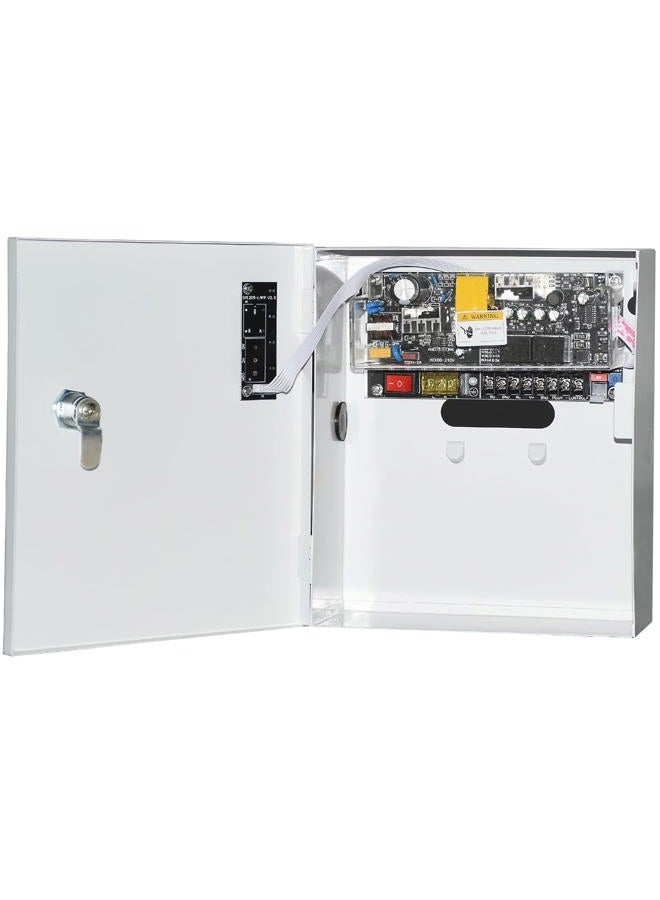 NCLTHS وحدة تحكم إمداد الطاقة AC 110-240V إلى DC 12V 5A في صندوق معدني مزود بوحدة إمداد طاقة UPS منظمة مع رابط بطارية احتياطية لنظام دخول الوصول (البطارية غير مدرجة) (SP1205B（ DC12V / 5A ）) - Image 2