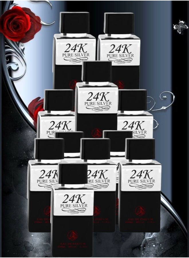 11 Pieces 24K Pure Silver Perfume 100ML - pzsku/Z50140AF8DB444A45A054Z/45/_/1731515860/cd3a33f9-ada3-4e80-b63e-16b505c241cc