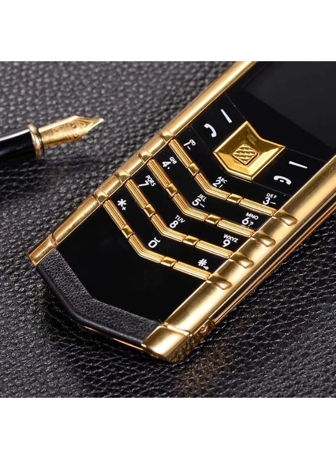HOPE Dragon Gold Luxury Keypad Cell Phone – Stylish Classic Feature Mobile - Image 1