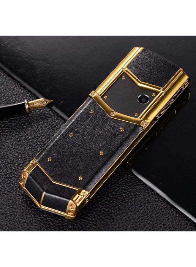 HOPE Dragon Gold Luxury Keypad Cell Phone – Stylish Classic Feature Mobile - Image 2