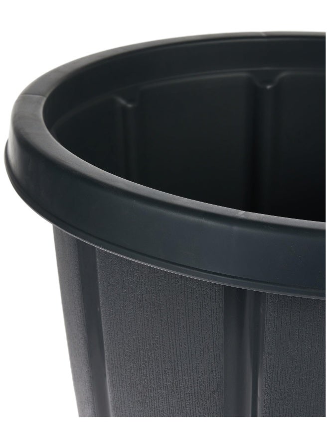 Cosmoplast طقم 2 من أصيص الزرع مع صينية من خشب الأرز 16  - Image 3