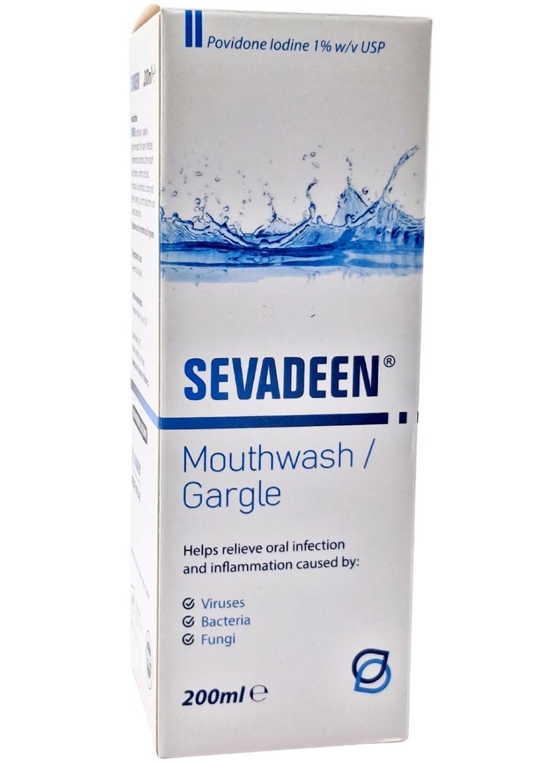 Sevadeen Mouthwash Gargle 200Ml