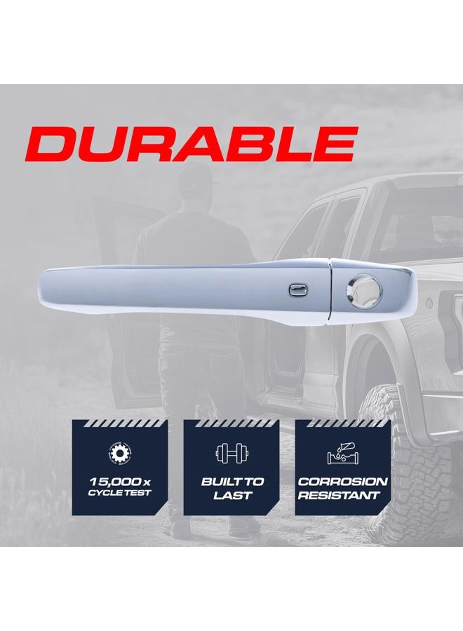 Master Tailgaters Replacement for Dodge Journey 2011-Current Chrome Exterior Door Handle Front Left Side w/ Keyhole - Image 3