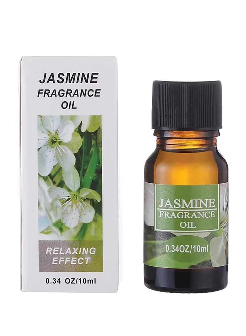 أز سين أون تي في زيت عطري للعلاج العطري، ماء قابل للذوبان، مرطب هواء طبيعي، عطر نباتي، معطر للجو، ياسمين، 10 مل