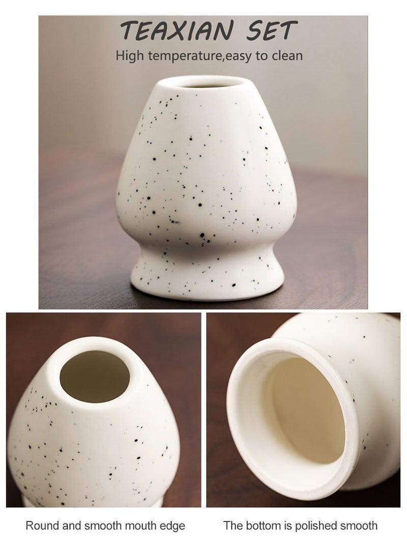 GuRiver 4PCS Matcha Whisk Set Bamboo Matcha Tools for Stirring Matcha Tea Matcha Tea Tool Matcha Tea Set Traditional Tea Set - Image 3