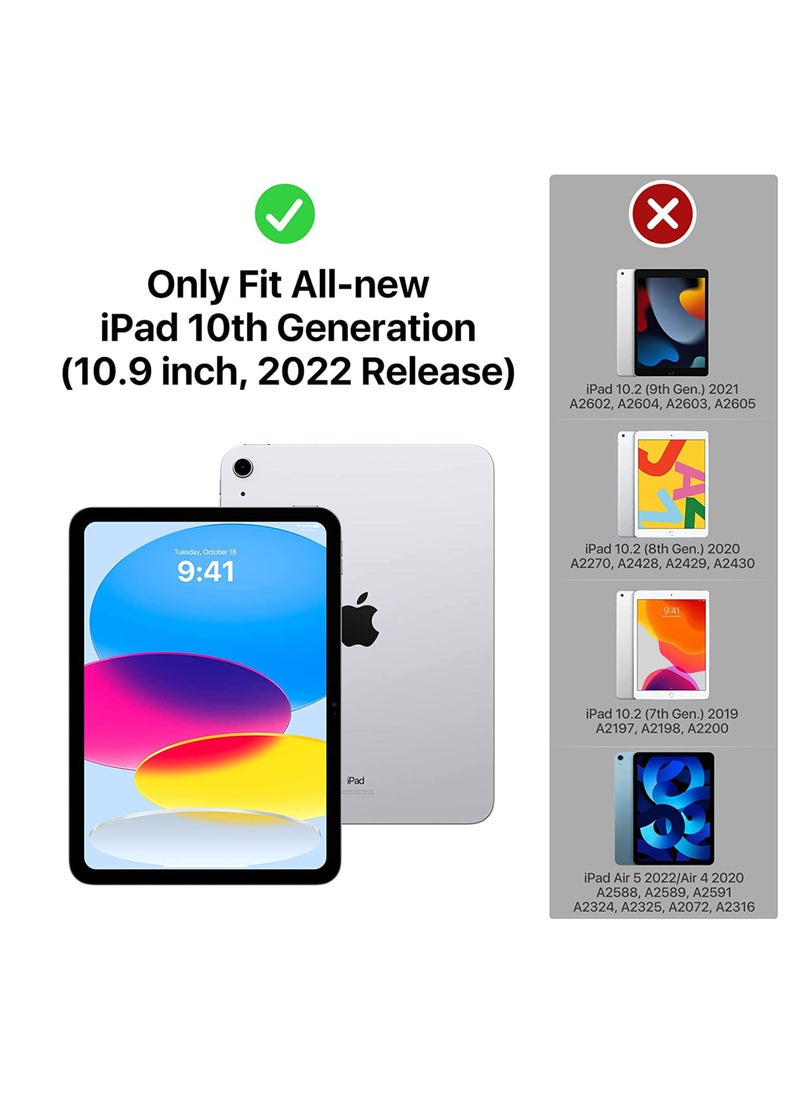 Protect - Magnetic iPad Case For iPad 10th Gen 2022 10.9 inch Premium Quality Slim Stand Case with Auto Sleep and Awake function - Image 1