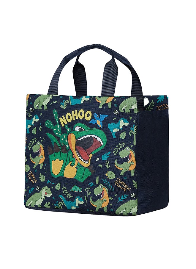 Nohoo Kids Tuition Bag / Hand Lunch Bag Dino - Green  - Image 1