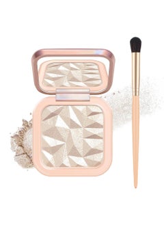 Mysense Mysense Face Highlighter Makeup Palette with Mirror  Brush Highlighting Shimmer Powder Face Illuminator Makeup Natural Glow Finish Iluminadores De Maquillaje  Sun Glow 