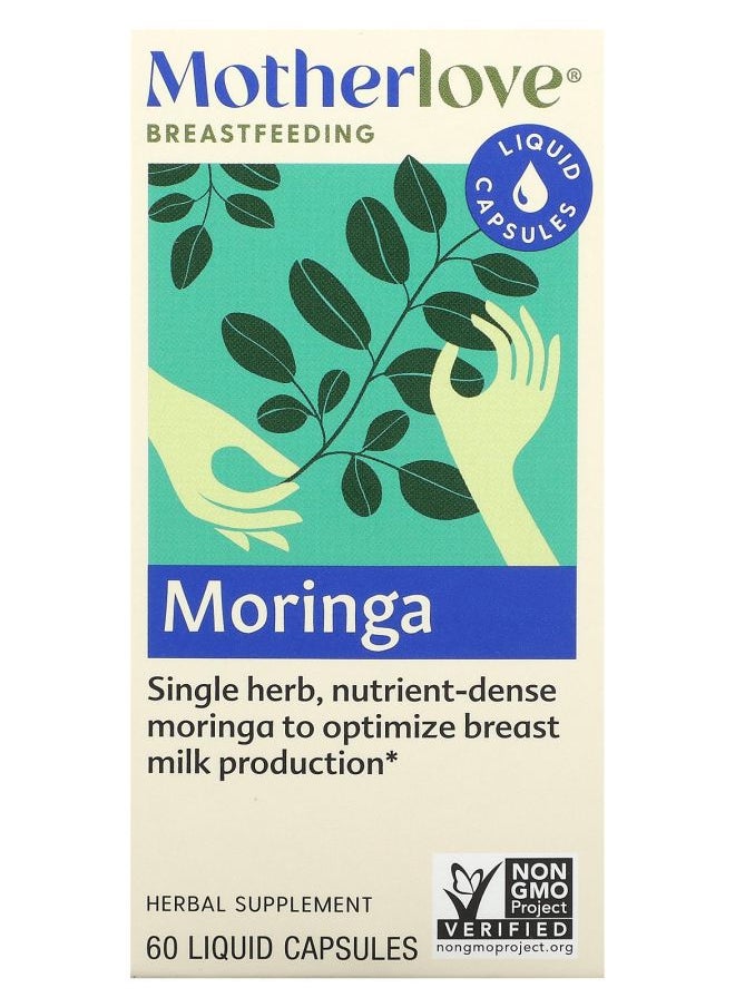 Motherlove - Breastfeeding Moringa 60 Liquid Capsules - Image 1