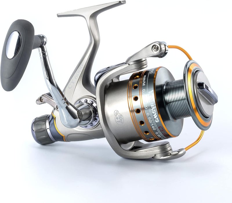 Yoshikawa CY 6000 Spinning Reel Baitfeeder for Carp Fishing with 10+1 Ball Bearings and 5.5:1 Gear Ratio - Image 5