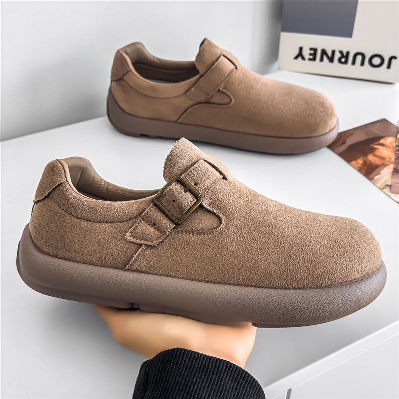 2026 Spring New Comfortable Birkenstock Shoes Large Size Retro Men'S Simple Versatile Lightweight Slip-On Casual Shoes - Image 3