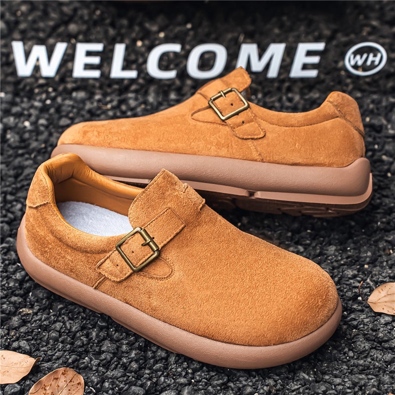 2026 Spring New Comfortable Birkenstock Shoes Large Size Retro Men'S Simple Versatile Lightweight Slip-On Casual Shoes - Image 2