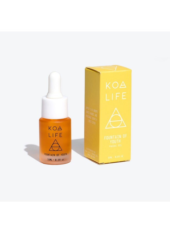 KOA LIFE Antiaging Set Antiaging Facial Oil, Deep Hydration, Rosehip Oil, Gua Sha Massage Stone, Organic Ingredients, Allergen Free 0.5 Oz  - Image 2