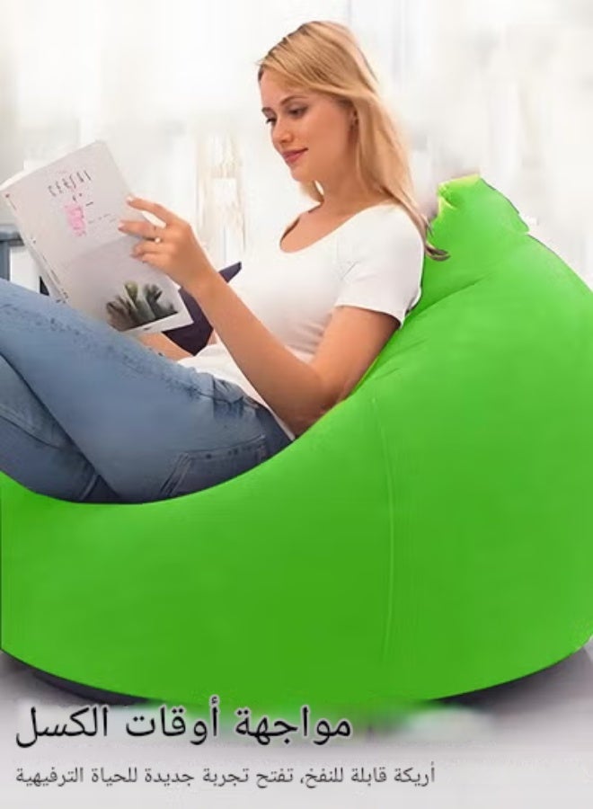 Inflatable sofa chairs are suitable for living rooms and bedrooms. Inflatable lazy sofas and camping reclining chairs are portable and easy to store. - Image 1