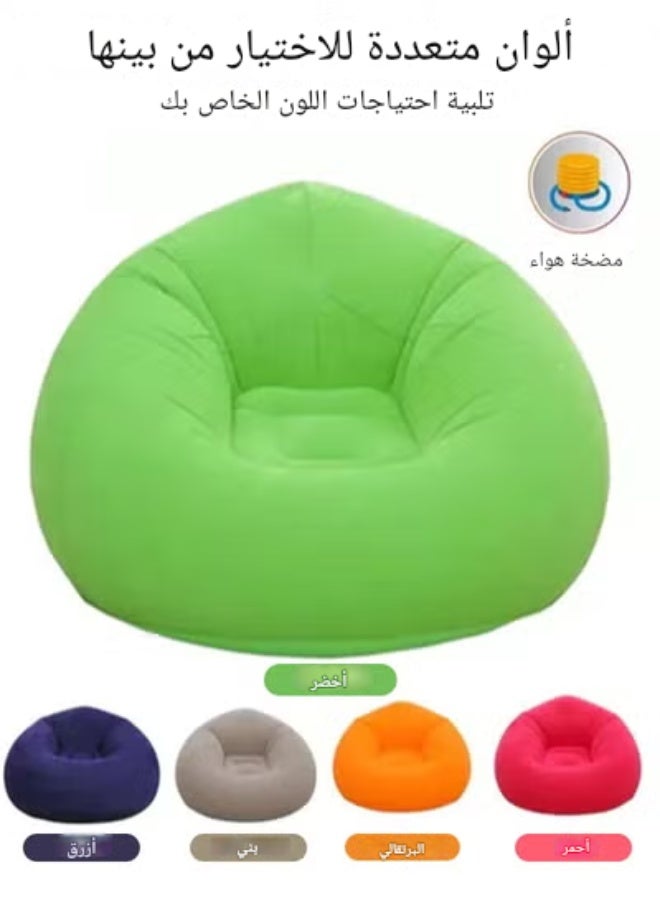 Inflatable sofa chairs are suitable for living rooms and bedrooms. Inflatable lazy sofas and camping reclining chairs are portable and easy to store. - Image 3