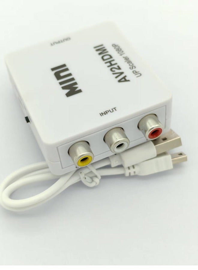 جيوستوس AV2HDMI CPOSINT CVBS محول محول أبيض  - Image 1