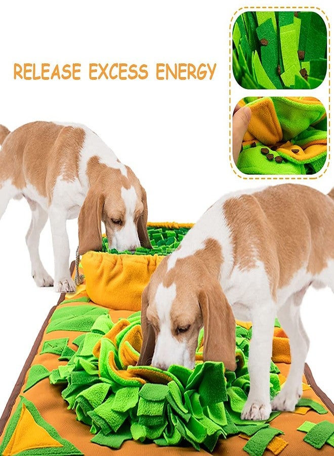 AWOOF Large Dog Snuffle Mat, Interactive Feeding Mat, 34.6 in x 19.6 in, Squeaker and Crinkle Paper, Non-Slip, Easy to Clean - Image 2