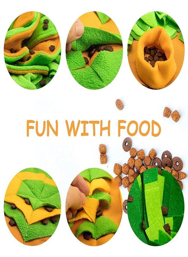 AWOOF Large Dog Snuffle Mat, Interactive Feeding Mat, 34.6 in x 19.6 in, Squeaker and Crinkle Paper, Non-Slip, Easy to Clean - Image 4