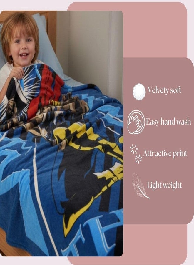 DECOVIA Disney Kids Printed Single Bed Blanket | Soft & Cozy Cartoon Blanket for Girls | Lightweight Winter AC Blanket (Thor) - Image 2