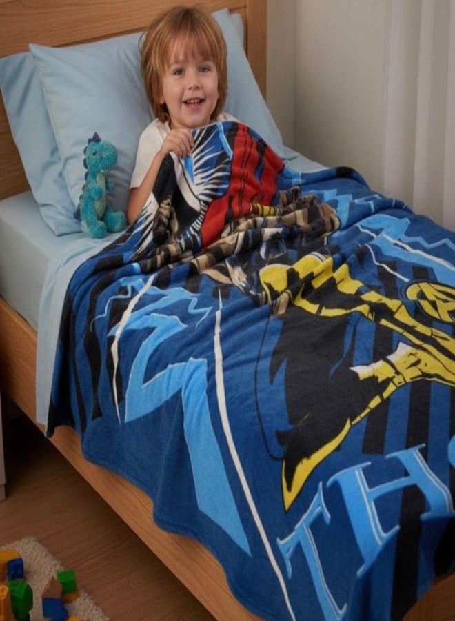 DECOVIA Disney Kids Printed Single Bed Blanket | Soft & Cozy Cartoon Blanket for Girls | Lightweight Winter AC Blanket (Thor) - Image 1