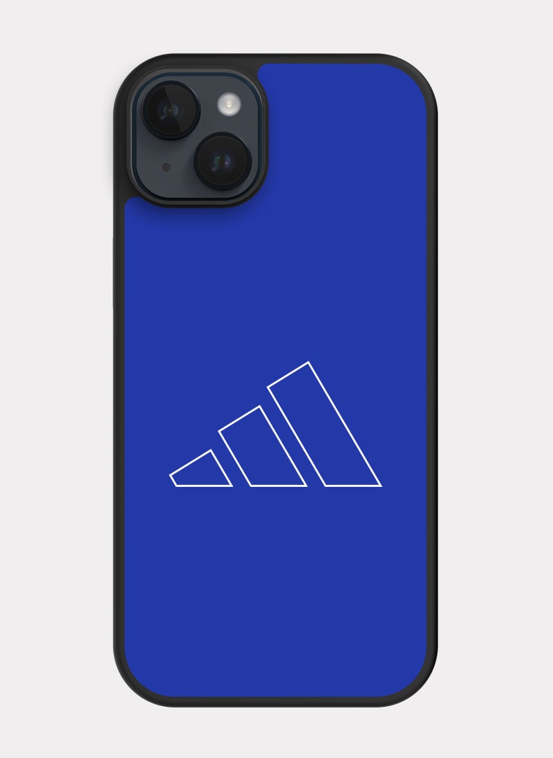 بكسلات كفر ايفون 14 بلس اديداس ازرق - Image 1