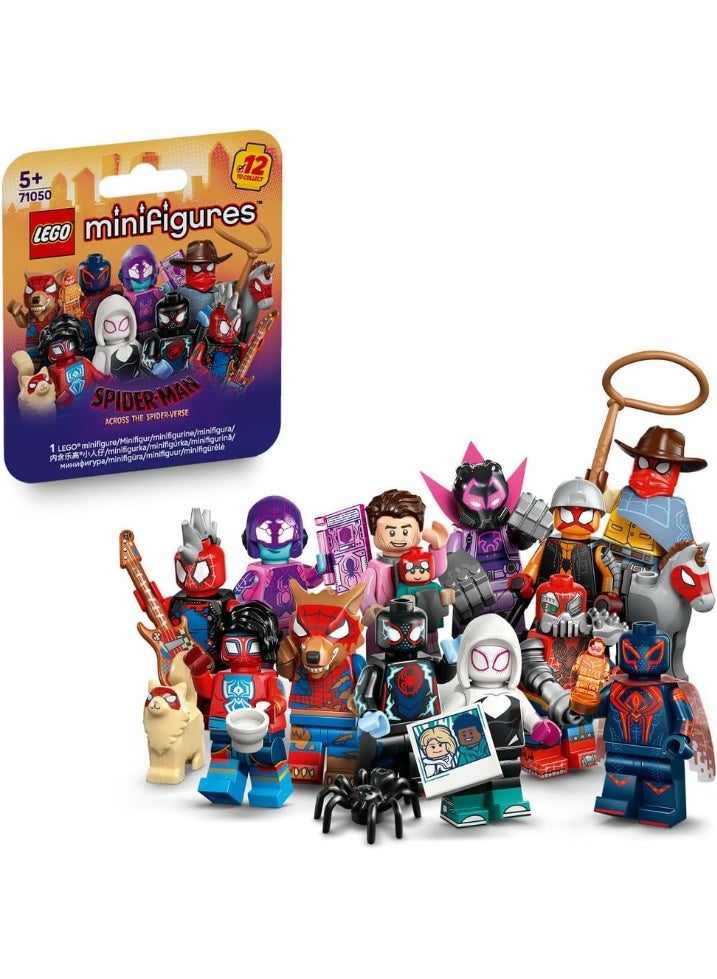 LEGO Minifigures Spider-Man Pack of 02: Across the Spider-Verse - Get 2 of 12 Collectible Toys with Accessories - Characters incl. Miles Morales - Gift for 5+ Year Old Boys & Girls - Mystery Box - 71050 - Image 2
