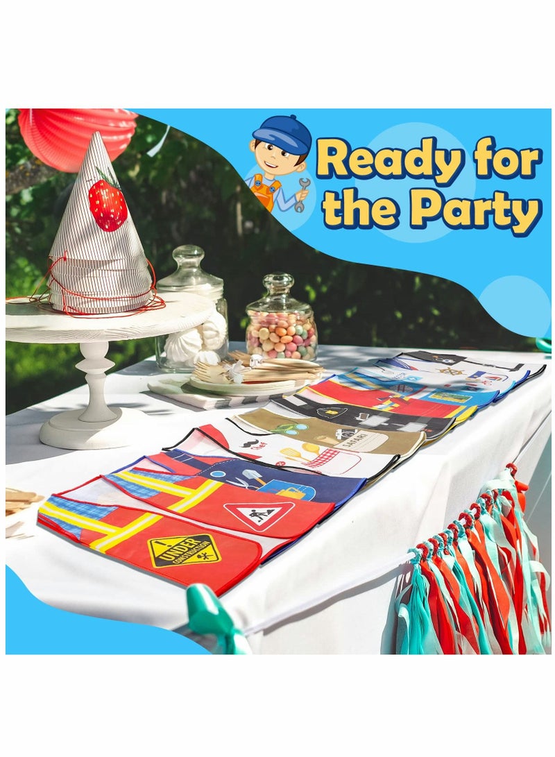 Y&D 10pcs Dress Up Clothes, Community Helper Vest, Career Costumes, Cosplay Cloth, Occupation Pretend Play Costume - Image 4