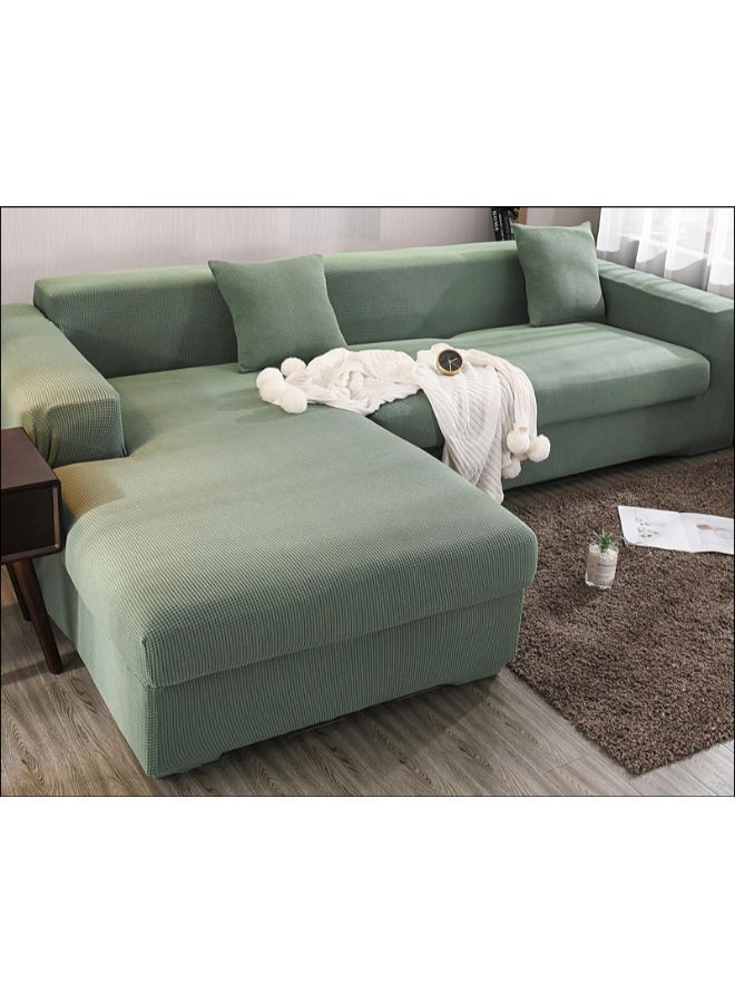 Y&D Modern Style Solid Pattern Sofa Slipcover Green 90 x 140centimeter