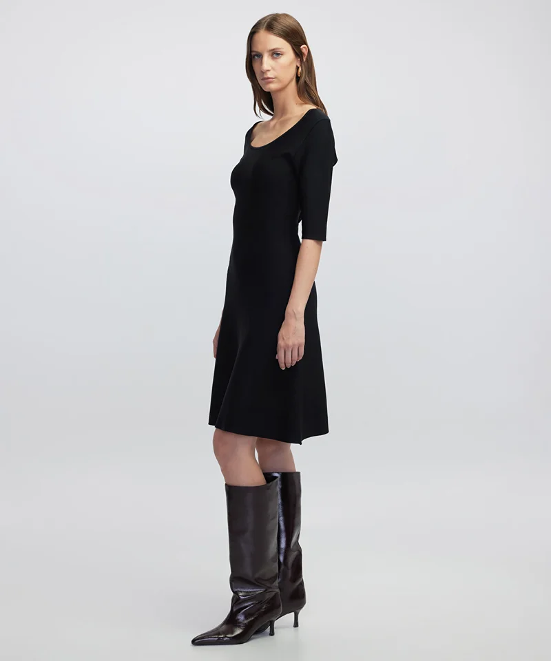 ابيكول A-Line Knit Dress