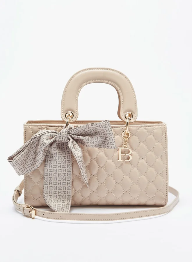 فلورا بيلا من شو إكسبرس Women Quilted Tote Bag with Zip Closure and Double Handle