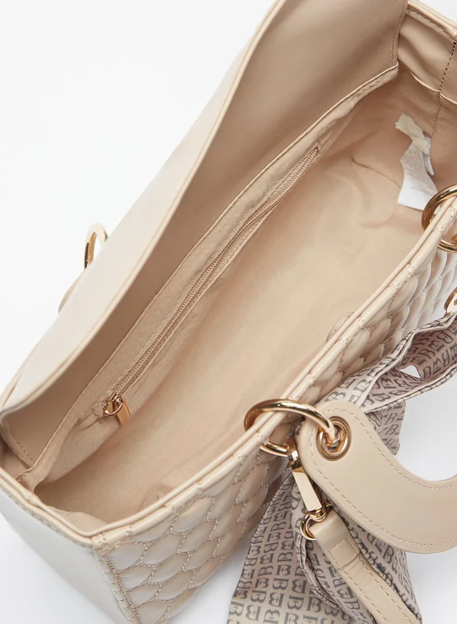 فلورا بيلا من شو إكسبرس Women Quilted Tote Bag with Zip Closure and Double Handle