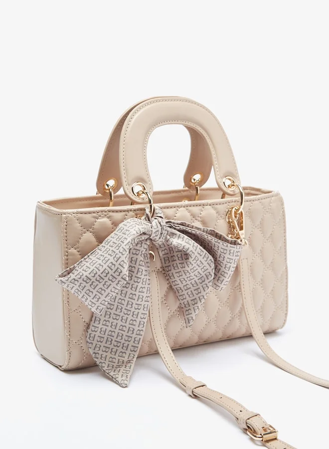 فلورا بيلا من شو إكسبرس Women Quilted Tote Bag with Zip Closure and Double Handle