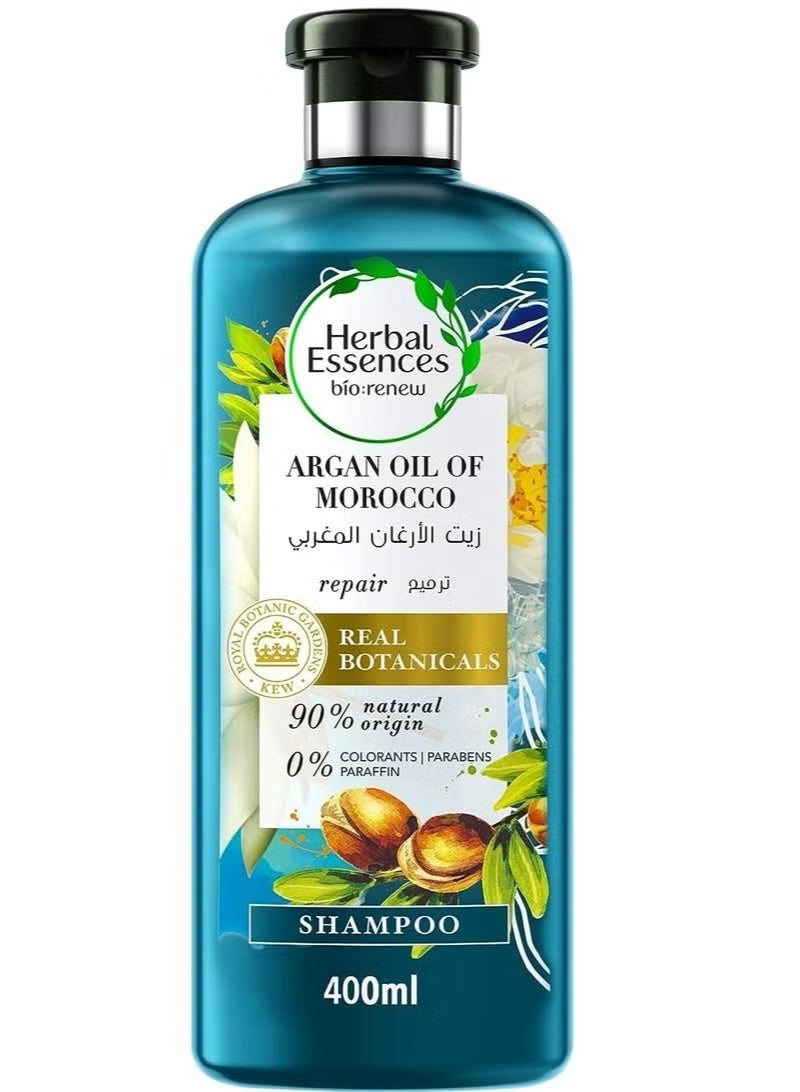 هربل إيسنسز هيربل إسنسز شامبو لإصلاح الشعر بزيت الأرجان المغربي - 400 مل - Image 1