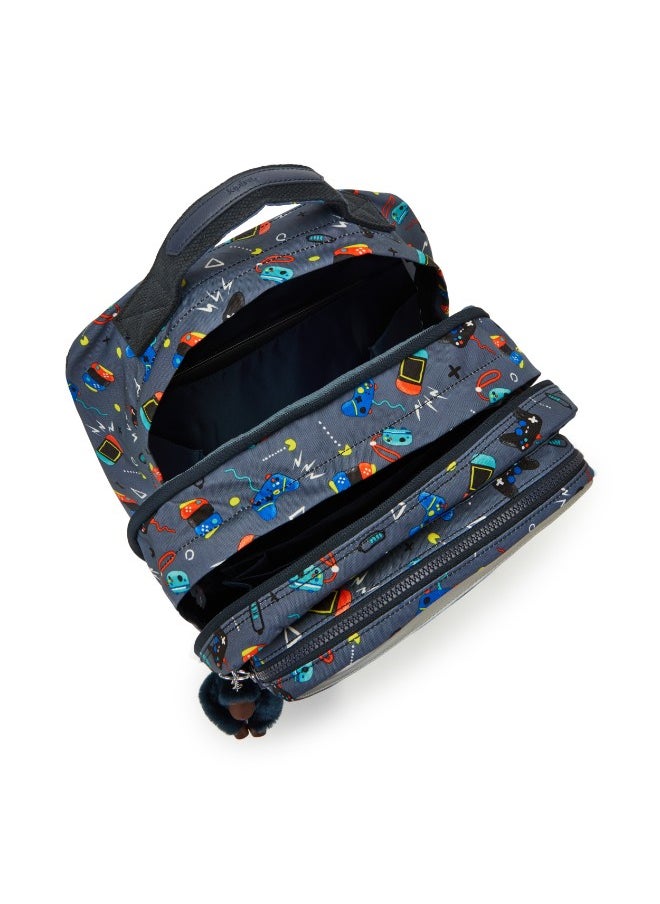 kipling Scotty Gaming Grey Large Female Backpack  - Image 3