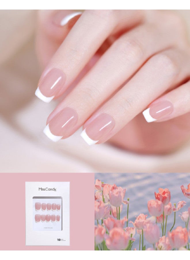 Miss Candy Premium Handcrafted Nails】hot Nail Stickers, Wearable And Detachable False Nails, 10 Pieces/box - Image 2