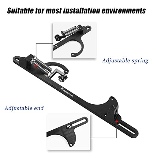 RYANSTAR RACING Ryanstar Throttle Cable Bracket 4150 4160 Series throttle brackets Billet Adjustable Aluminum Black - Image 3