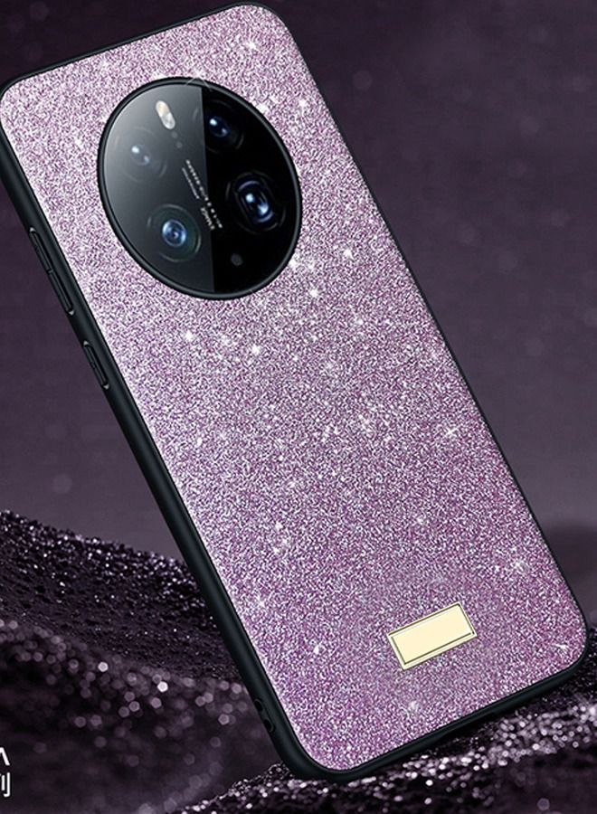 GROIC Case for Huawei Mate 50 Pro 6.74" Glitter Case, Cute Bling Sparkle Cover Anti-Scratch Slim Fit Shockproof Protective Phone Cases, Full-Body Bumper Purple - Image 4