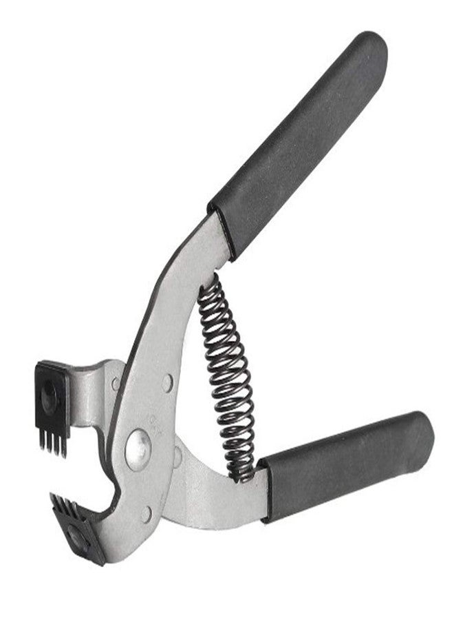 Terizger Leather Stitching Hole Punch Plier Clamp Cutter Leather Hand Pliers Leather Punch Tool for Belts Straps Saddles Fabric Leather DIY Craft (4 Prong) - Image 1
